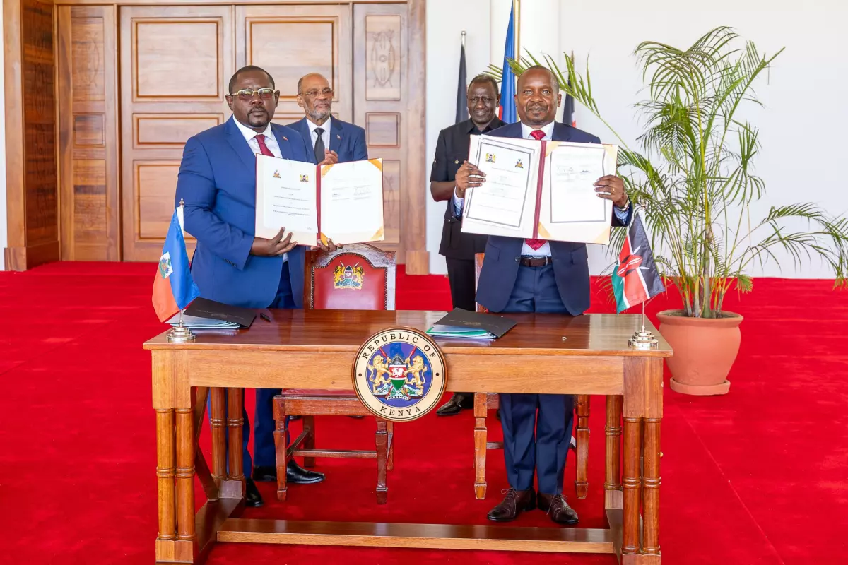 Le Kenya et Haïti signent un accord pour envoyer des policiers sur l'île aux prises avec les gangs