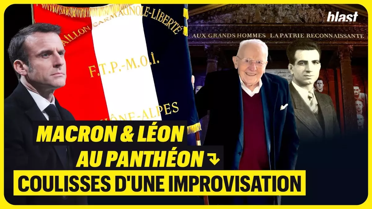 Les coulisses de l'improvisation de Macron et Léon Landini au Panthéon